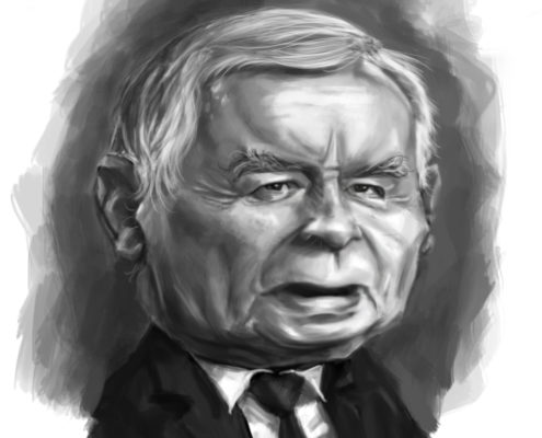 Jarosław Kaczyński Karykatura caricature