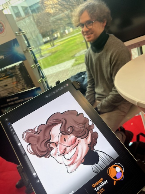 Karykatura mężczyzny