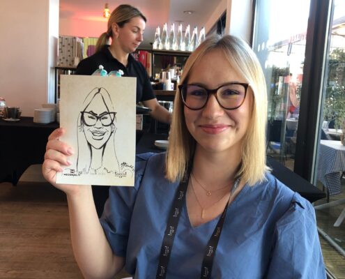 Karykatura A5 markerem