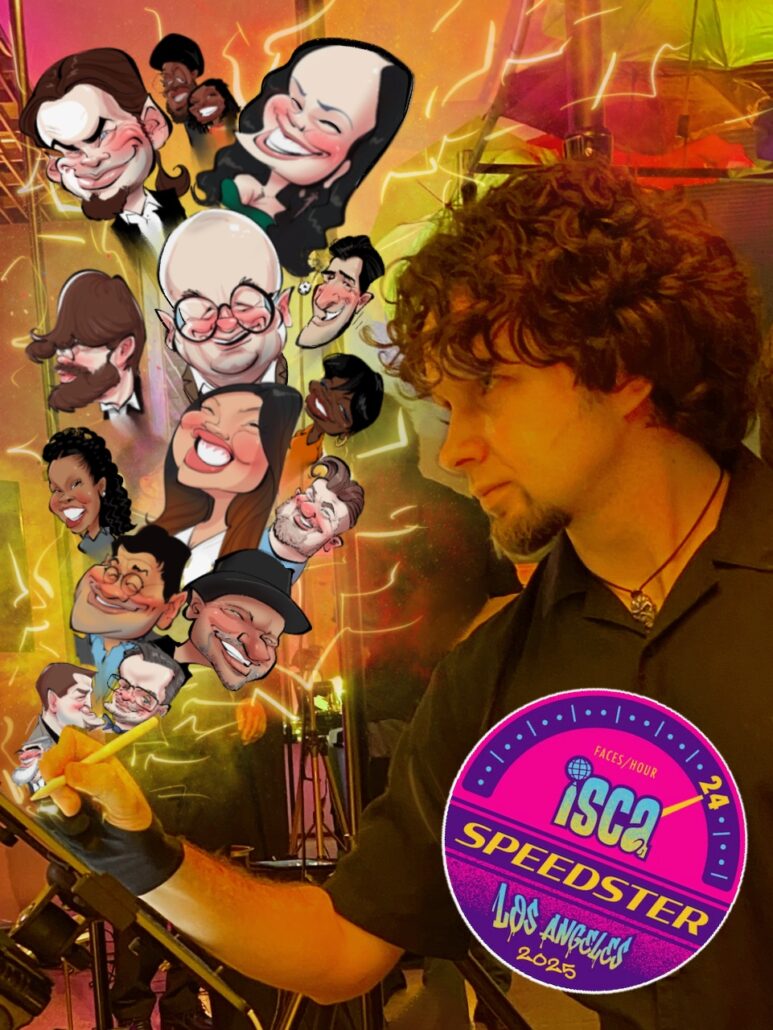 Superszybki karykaturzysta